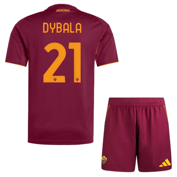 AS Roma Paulo Dybala 21 Kotipaita Lasten 2025/26 (+ Shortsit)