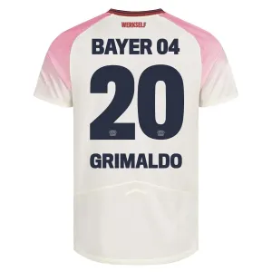 Bayer 04 Leverkusen Alejandro Grimaldo 20 Vieraspaita 2025/26