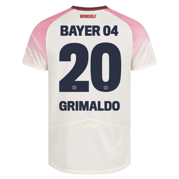 Bayer 04 Leverkusen Alejandro Grimaldo 20 Vieraspaita 2025/26