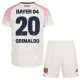 Bayer 04 Leverkusen Alejandro Grimaldo 20 Vieraspaita Lasten 2025/26 (+ Shortsit) Bayer 04 Leverkusen Alejandro Grimaldo 20 Vieraspaita Lasten 2025/26 (+ Shortsit)