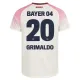 Bayer 04 Leverkusen Alejandro Grimaldo 20 Vieraspaita Lasten 2025/26 (+ Shortsit)