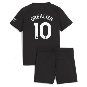 Manchester City Jack Grealish 10 Vieraspaita Lasten 2025/26 (+ Shortsit)