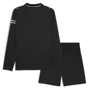 Manchester City Vieraspaita Lasten 2025/26 Pitkähihainen (+ Shortsit)