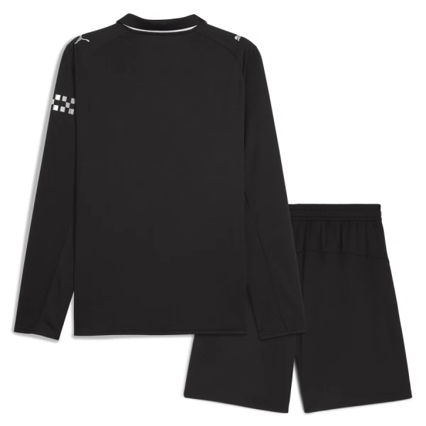 Manchester City Vieraspaita Lasten 2025/26 Pitkähihainen (+ Shortsit)