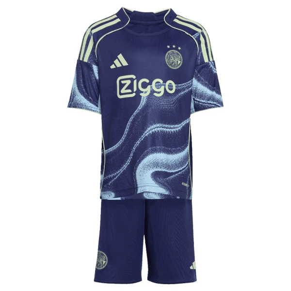 AFC Ajax Vieraspaita Lasten 2025/26 (+ Shortsit)