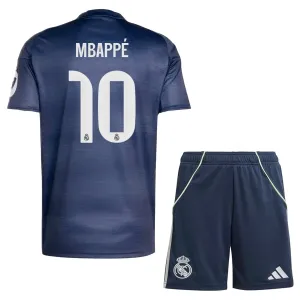 Real Madrid Kylian Mbappé 10 Vieraspaita Lasten 2025/26 (+ Shortsit)
