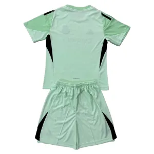 Real Madrid Maalivahdin Paita Lasten 2025/26 Vihreä (+ Shortsit)