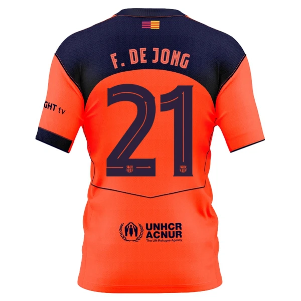 FC Barcelona Frenkie de Jong 21 3. Paita Lasten 2025/26 (+ Shortsit)
