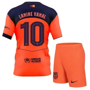 FC Barcelona Lamine Yamal 10 3. Paita Lasten 2025/26 (+ Shortsit)