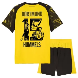 Borussia Dortmund Hummels 15 Kotipaita Lasten 2025/26 (+ Shortsit) Erikoispainos
