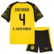 Borussia Dortmund Nico Schlotterbeck 4 Kotipaita Lasten 2025/26 (+ Shortsit)