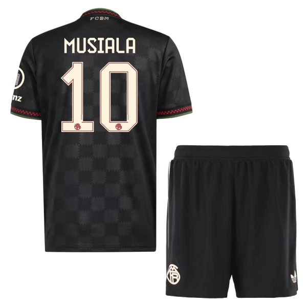 FC Bayern München Jamal Musiala 10 3. Paita Lasten 2025/26 (+ Shortsit)