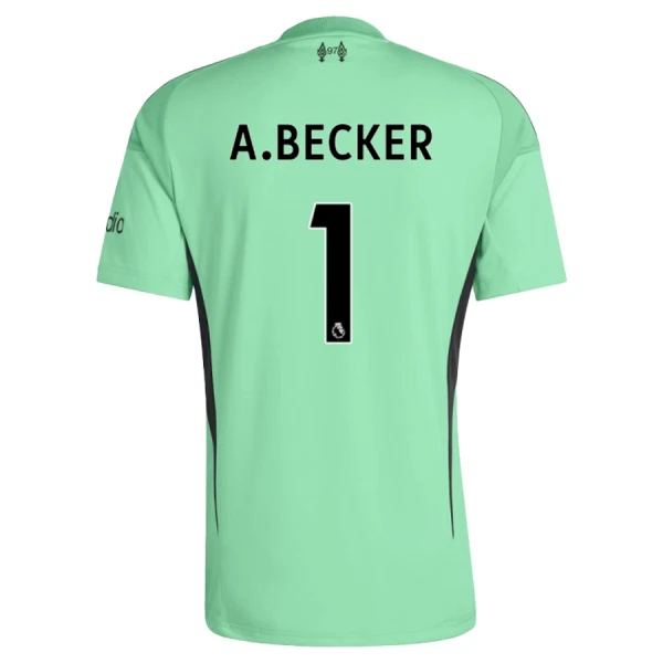 Liverpool Alisson Becker 1 Maalivahdin Paita Lasten 2025/26 Vihreä (+ Shortsit)