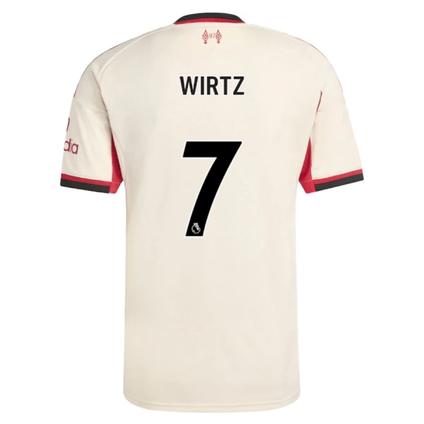 Liverpool Florian Wirtz 7 Vieraspaita 2025/26