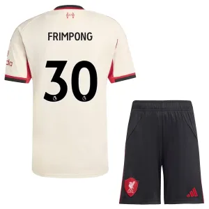 Liverpool Jeremie Frimpong 30 Vieraspaita Lasten 2025/26 (+ Shortsit)