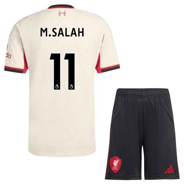 Liverpool Mohamed Salah 11 Vieraspaita Lasten 2025/26 (+ Shortsit)