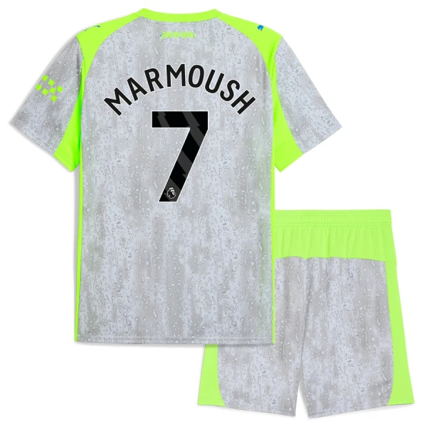 Manchester City Omar Marmoush 7 3. Paita Lasten 2025/26 (+ Shortsit)