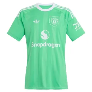 Manchester United Maalivahdin Paita Lasten 2025/26 Vihreä (+ Shortsit)