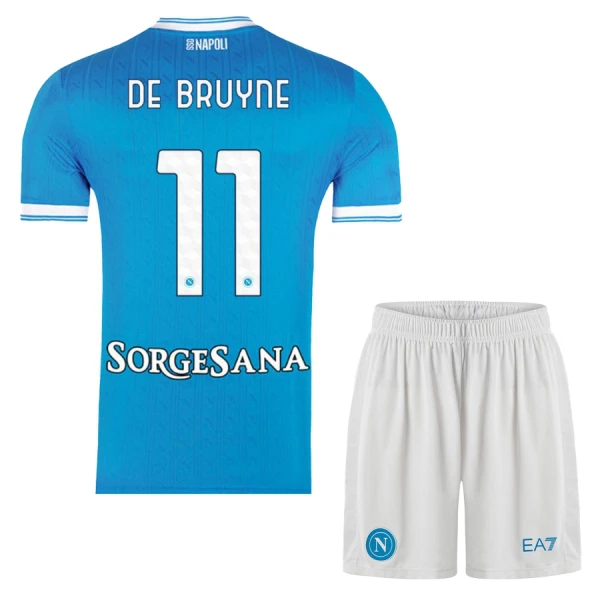 Napoli Kevin De Bruyne 11 Kotipaita Lasten 2025/26 (+ Shortsit)