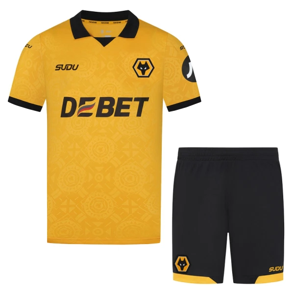 Wolverhampton Wanderers Kotipaita Lasten 2025/26 (+ Shortsit)
