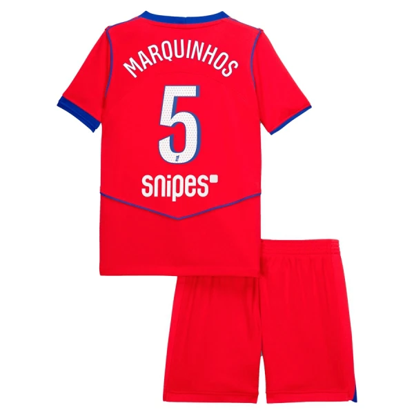 Paris Saint-Germain Marquinhos 5 3. Paita Lasten 2025/26 (+ Shortsit)