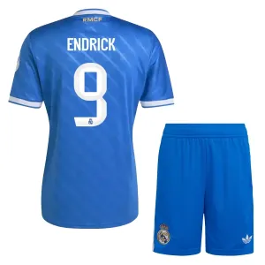 Real Madrid Endrick 9 3. Paita Lasten 2025/26 (+ Shortsit)