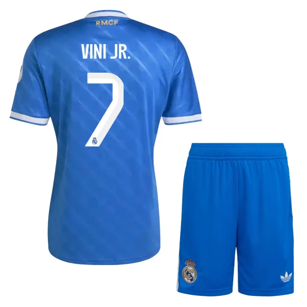 Real Madrid Vinicius Junior 7 3. Paita Lasten 2025/26 (+ Shortsit)