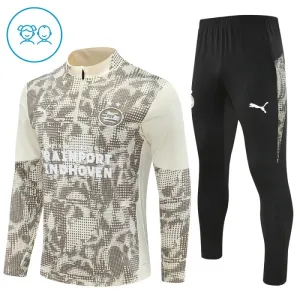 PSV Eindhoven Harjoittelupusero puvut Lasten Puolivetri 2025/26 Harmaa