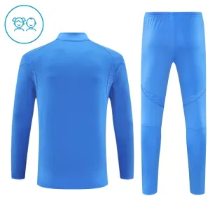 Real Madrid Harjoittelupusero puvut Lasten Puolivetri 2025/26 Sininen