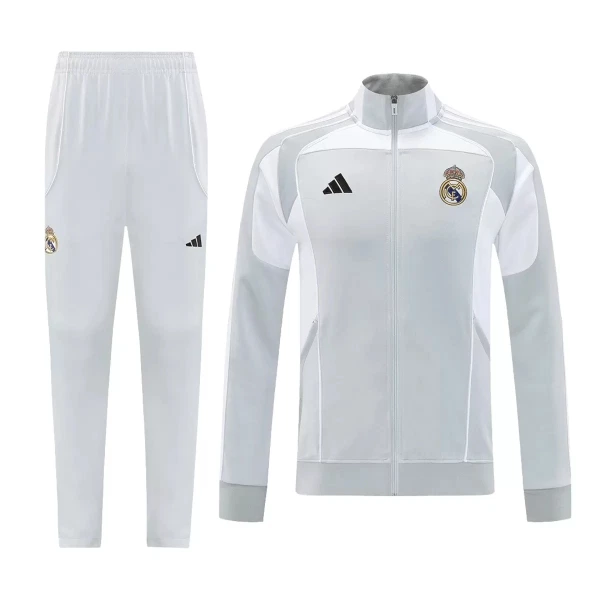Real Madrid Harjoittelutakkipuvut 2025/26 Harmaa