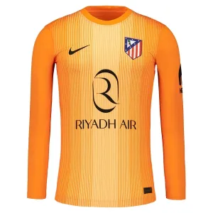 Atlético Madrid Maalivahdin Paita 2025/26 Oranssi Pitkähihainen