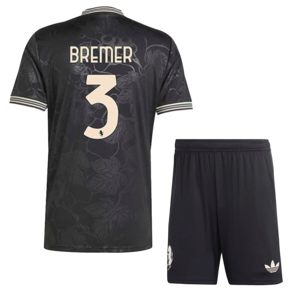 Juventus Bremer 3 3. Paita Lasten 2025/26 (+ Shortsit)