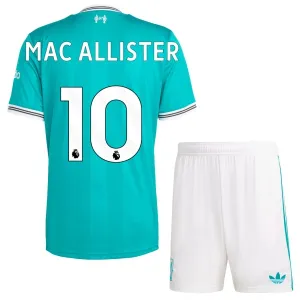 Liverpool Alexis Mac Allister 10 3. Paita Lasten 2025/26 (+ Shortsit)