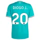 Liverpool Diogo Jota 20 3. Paita Lasten 2025/26 (+ Shortsit)