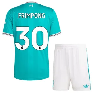 Liverpool Jeremie Frimpong 30 3. Paita Lasten 2025/26 (+ Shortsit)