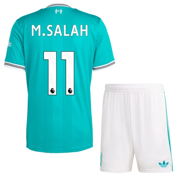 Liverpool Mohamed Salah 11 3. Paita Lasten 2025/26 (+ Shortsit)