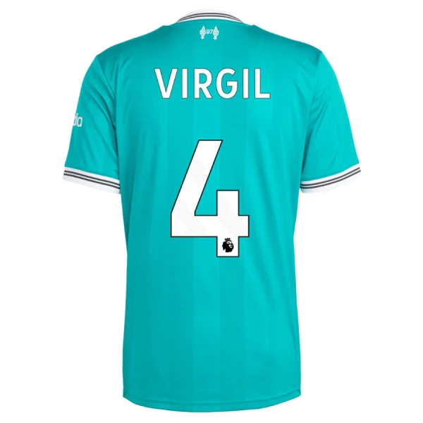 Liverpool Virgil van Dijk 4 3. Paita Lasten 2025/26 (+ Shortsit)