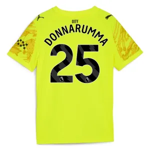 Manchester City Gianluigi Donnarumma 25 Maalivahdin Paita 2025/26 Keltainen