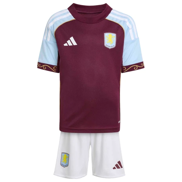 Aston Villa Kotipaita Lasten 2025/26 (+ Shortsit)