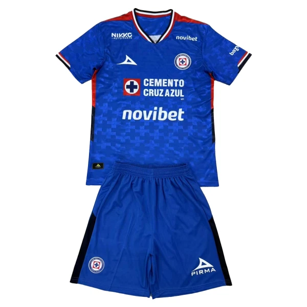 Cruz Azul Kotipaita Lasten 2025/26 (+ Shortsit) Cruz Azul Kotipaita Lasten 2025/26 (+ Shortsit)