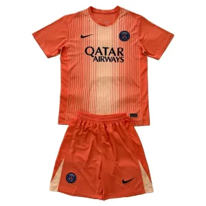 Paris Saint-Germain Maalivahdin Paita Lasten 2025/26 Oranssi (+ Shortsit)