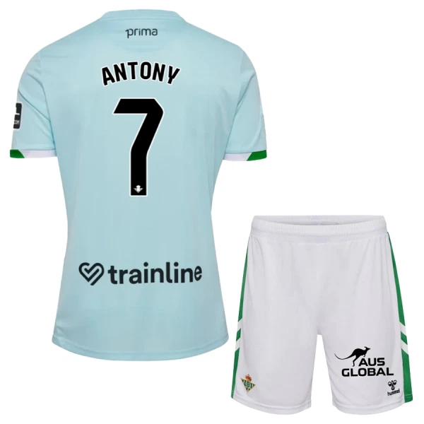 Real Betis Antony Santos 7 Vieraspaita Lasten 2025/26 (+ Shortsit)