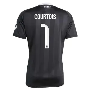 Real Madrid Thibaut Courtois 1 Maalivahdin Paita 2025/26 Musta