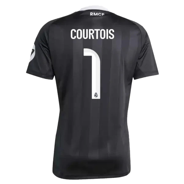 Real Madrid Thibaut Courtois 1 Maalivahdin Paita 2025/26 Musta