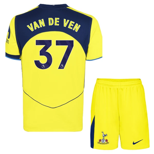 Tottenham Hotspur Micky van de Ven 37 3. Paita Lasten 2025/26 (+ Shortsit)