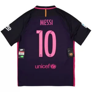 Barcelona Lionel Messi 10 2016-17 Vieraspaita Retro