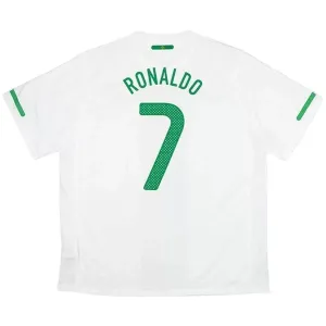Portugali Cristiano Ronaldo 7 2010 Vieraspaita Retro