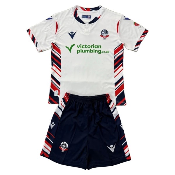 Bolton Wanderers Kotipaita Lasten 2025/26 (+ Shortsit)
