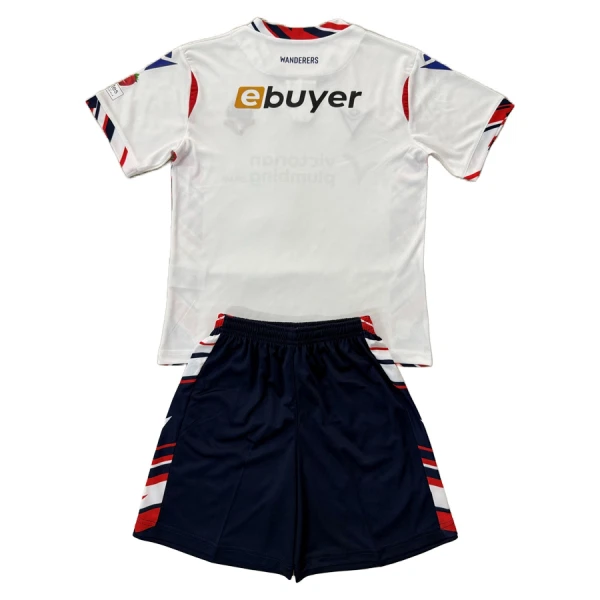 Bolton Wanderers Kotipaita Lasten 2025/26 (+ Shortsit)