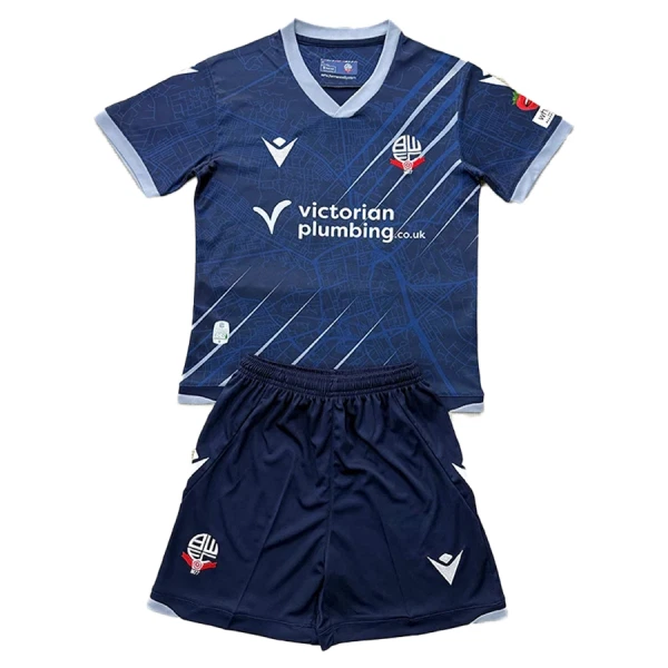 Bolton Wanderers Vieraspaita Lasten 2025/26 (+ Shortsit)